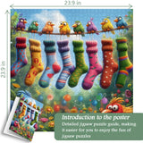 Rainbow Bird's Sock Party Puzzle 1000 pièces