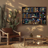 Pezzi di puzzle sugli scaffali della natura 1000 pezzi
