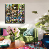 Fröhliches Gnome-Puzzle mit 1000 Teilen