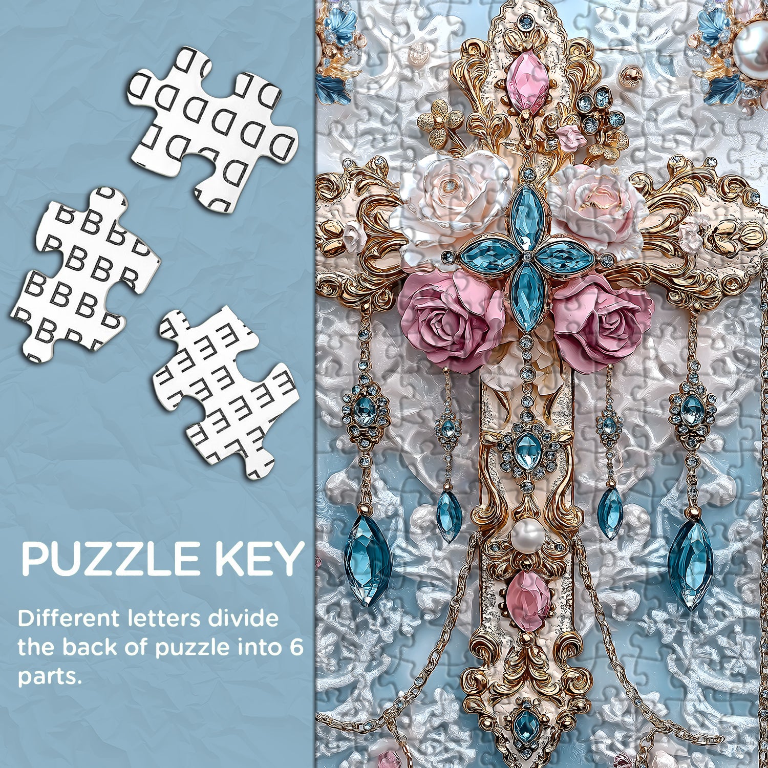 Puzzle santo radiante puzzle 1000 pezzi