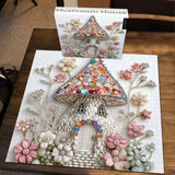 Puzzle de la maison de champignon 1000 pièces