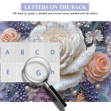 Puzzle rosa ingioiellate puzzle 1000 pezzi