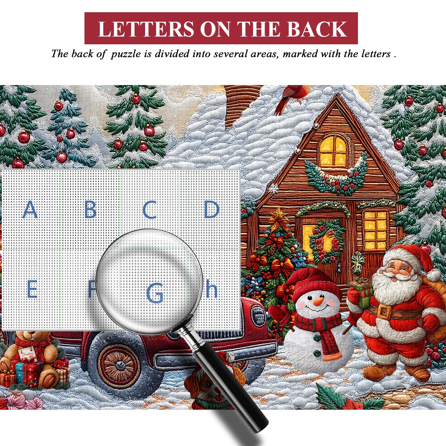 Weihnachtsgnom -Puzzles 1000 Stücke