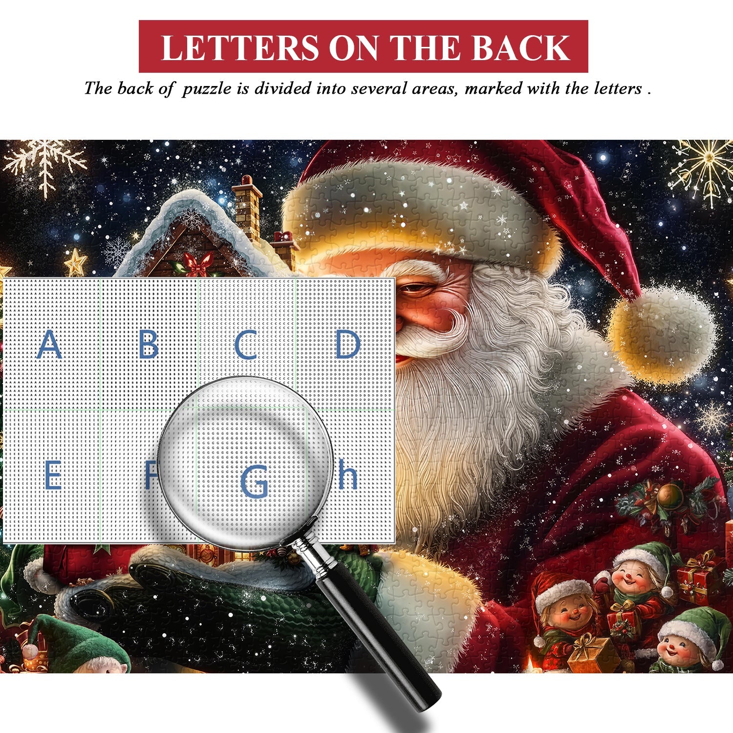 Santa's Magical Workshop Jigsaw Puzzle 1000 Pieces