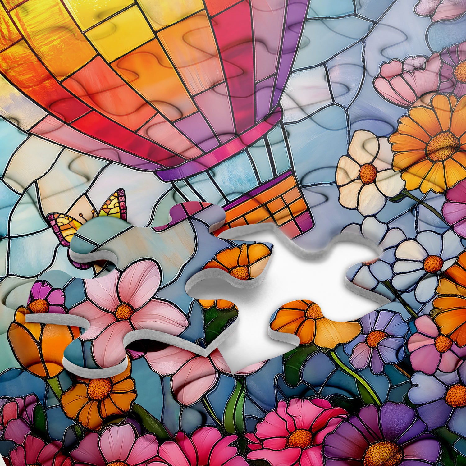 Flower Field Journey puzzle puzzle 1000 pezzi