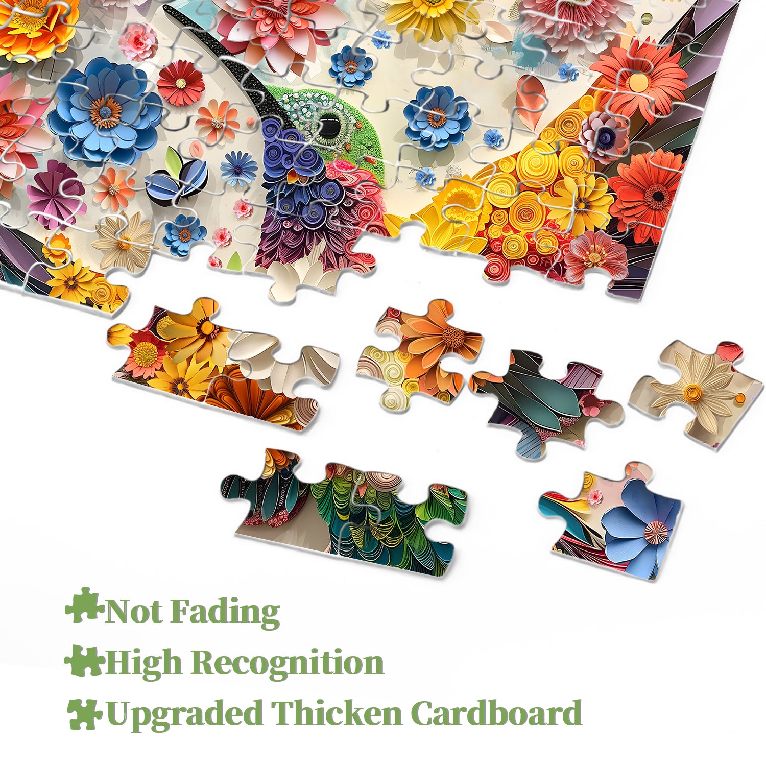 Punti di puzzle volanti da colibrì 1000 pezzi