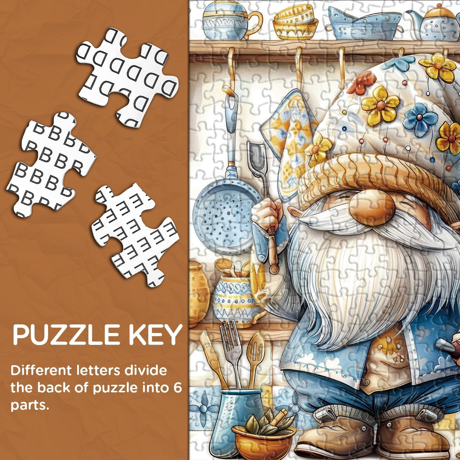 Gnome Chef Jigsaw Rätsel 1000 Stücke