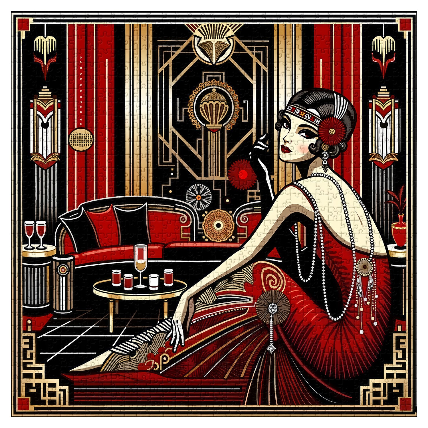 Jazz Age Elegance Puzzle 1000 pièces