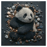 Rock art panda puzzle puzzle 1000 pezzi