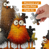 Punti di puzzle di pollo astratto 1000 pezzi