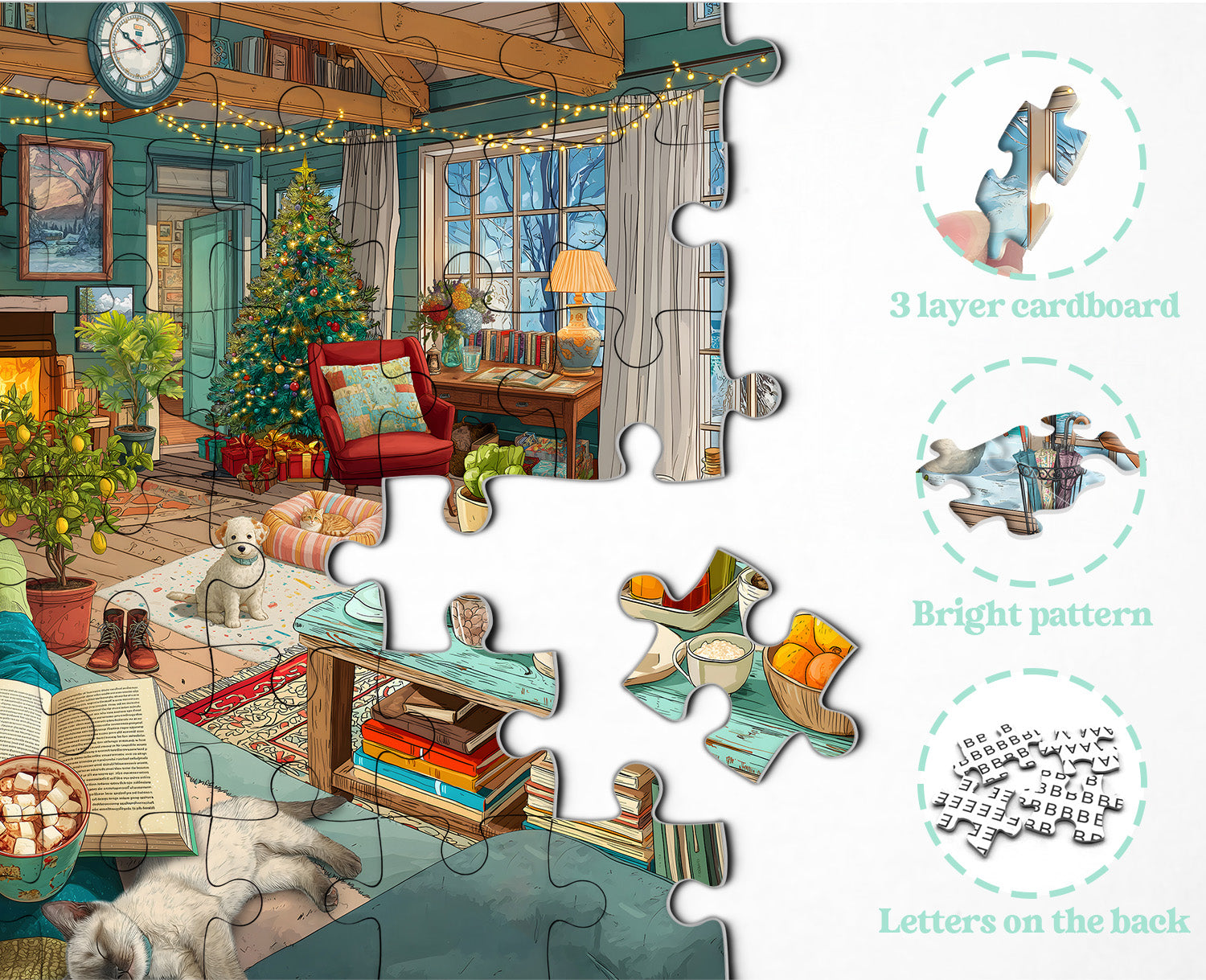 Beach Cottage Jigsaw Puzzle 1000 Pieces
