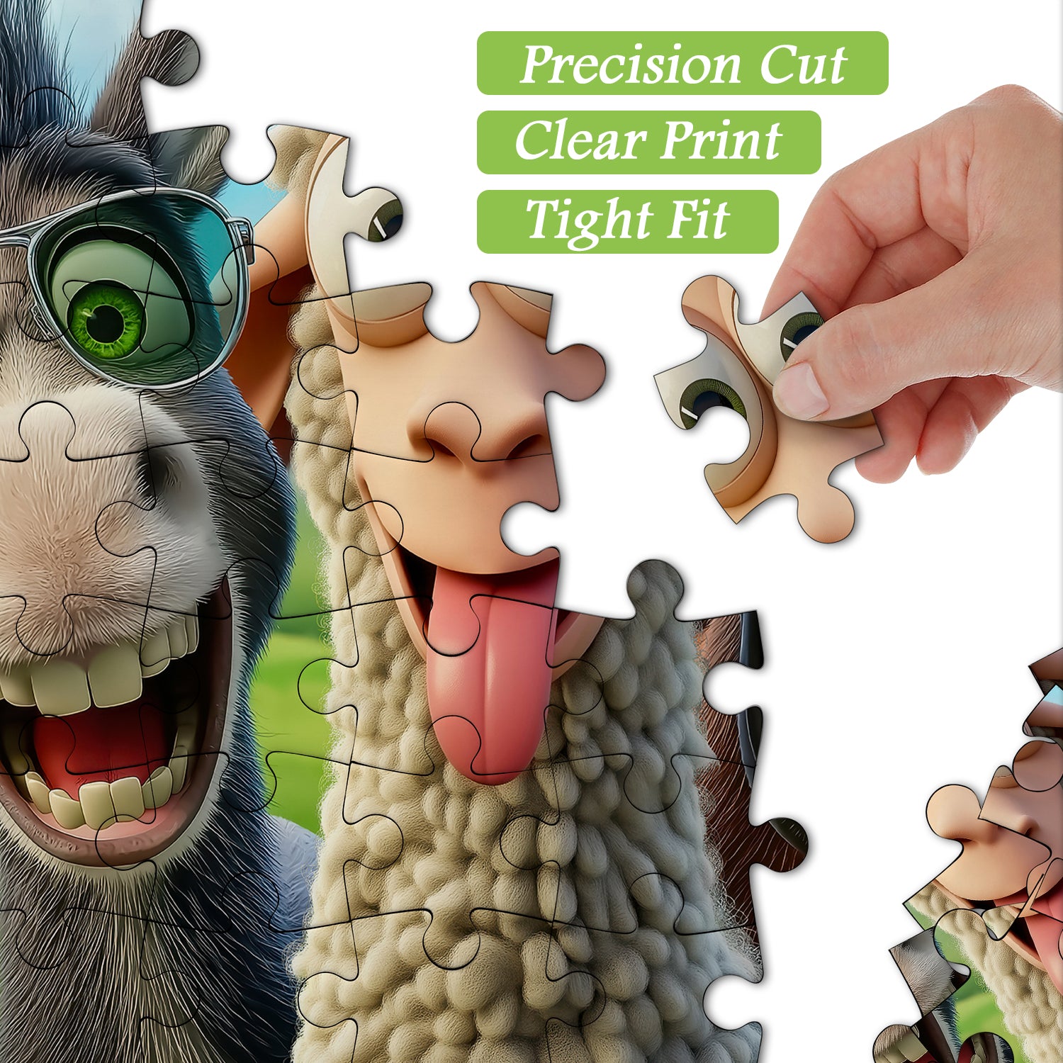 Puzzle del Ranch Ridente 1000 Pezzi