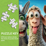 Puzzle del Ranch Ridente 1000 Pezzi