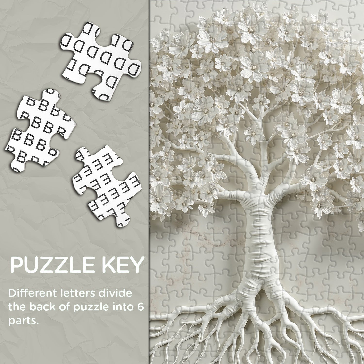 Puzzle Albero Della Bianchezza 1000 Pezzi