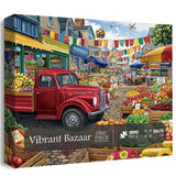 Vibrant Bazaar Jigsaw Puzzle 1000 Pieces