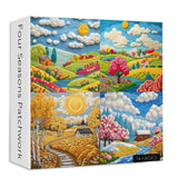 Vier Jahreszeiten Patchwork-Puzzle 1000 Teile