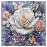 Puzzle rosa ingioiellate puzzle 1000 pezzi