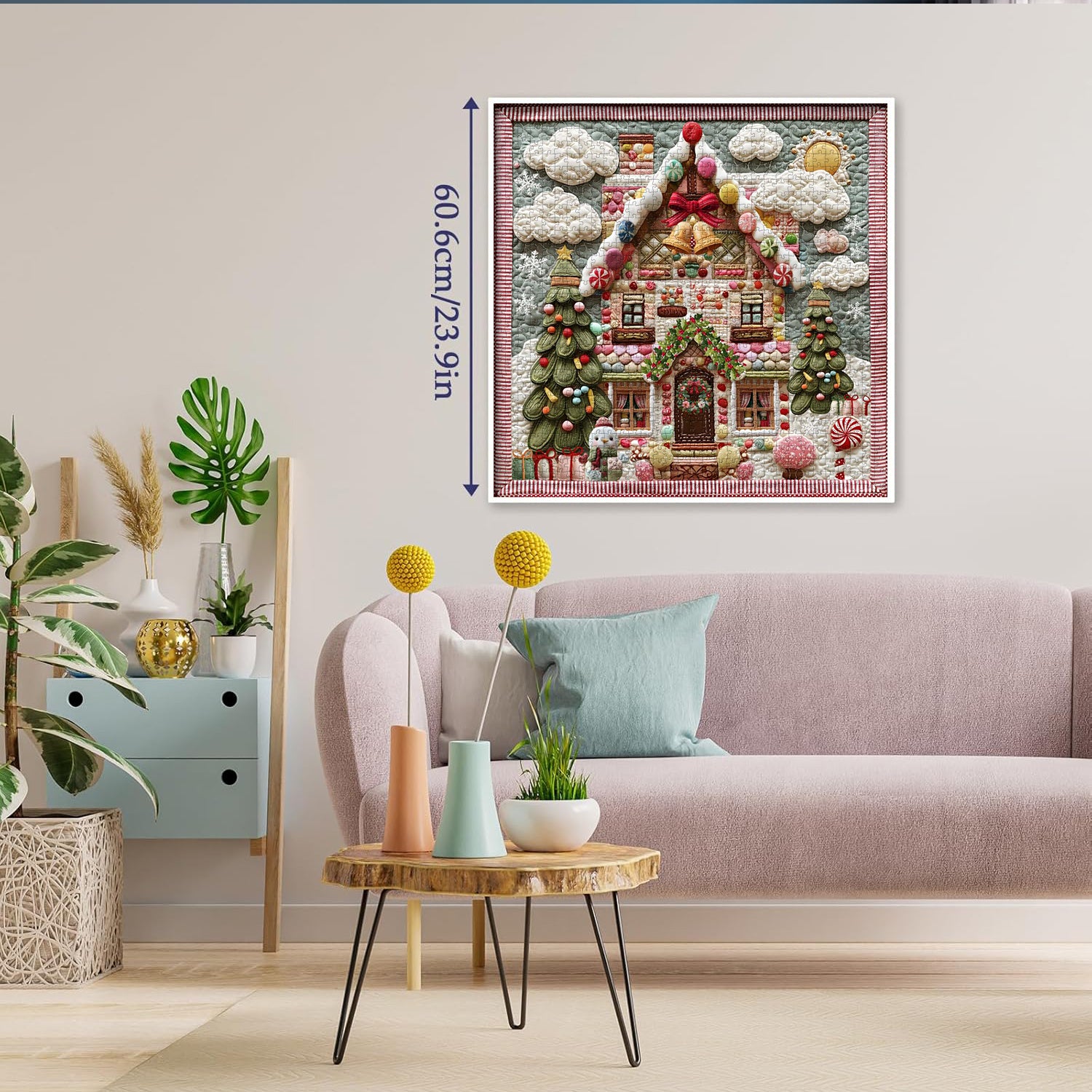 Candy Gingerbread House Footbezzino PUALLE 1000