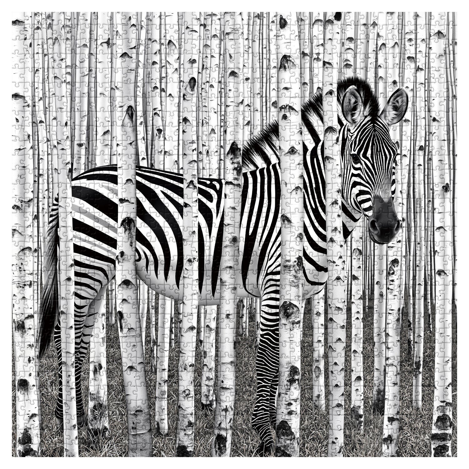 Puzzle della foresta zebrata 1000 pezzi