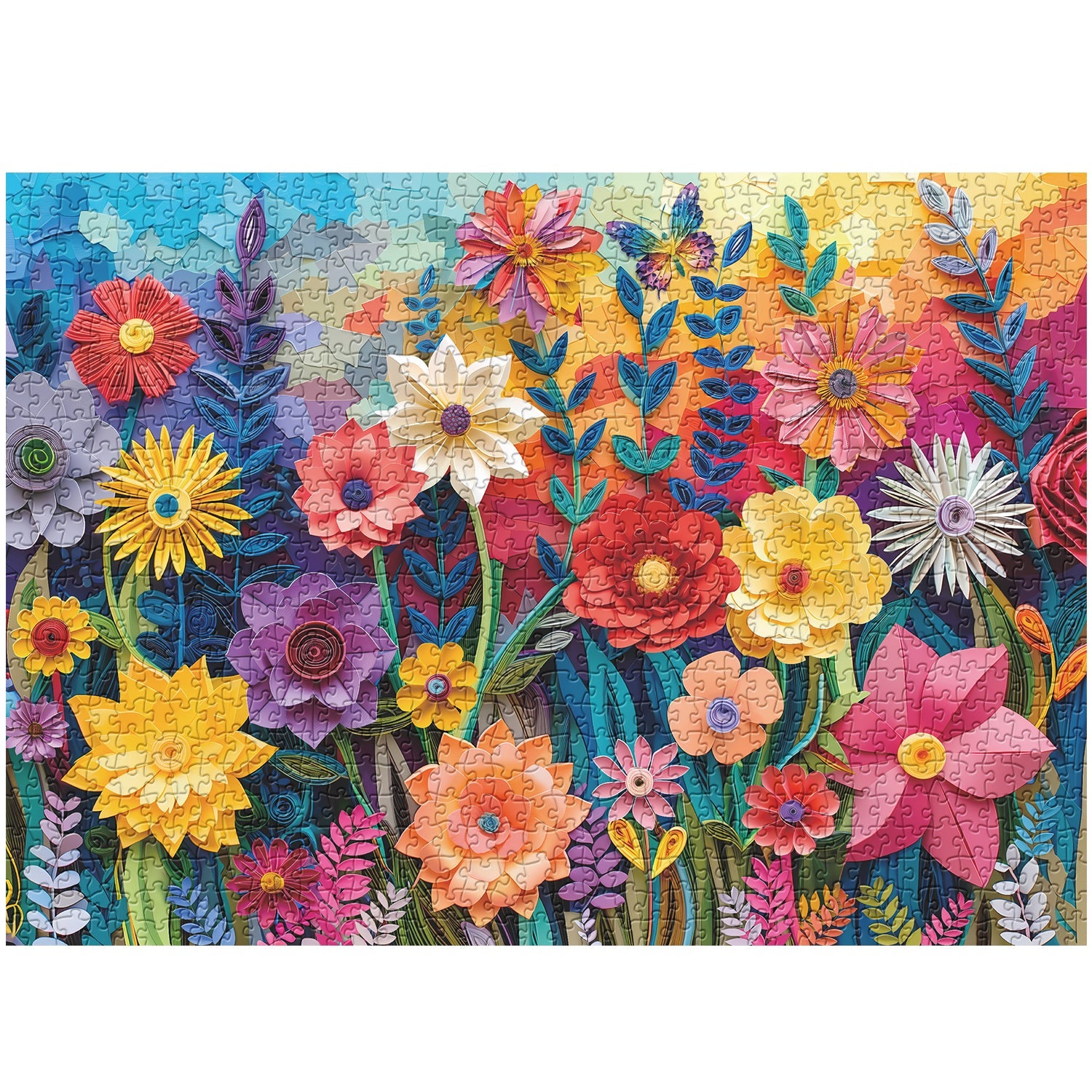 Puzzle colorato puzzle 1000 pezzi