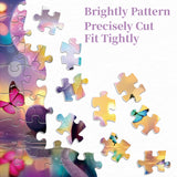 Puzzle Jigsaw Éléphant Arc-en-Ciel 1000 Pièces