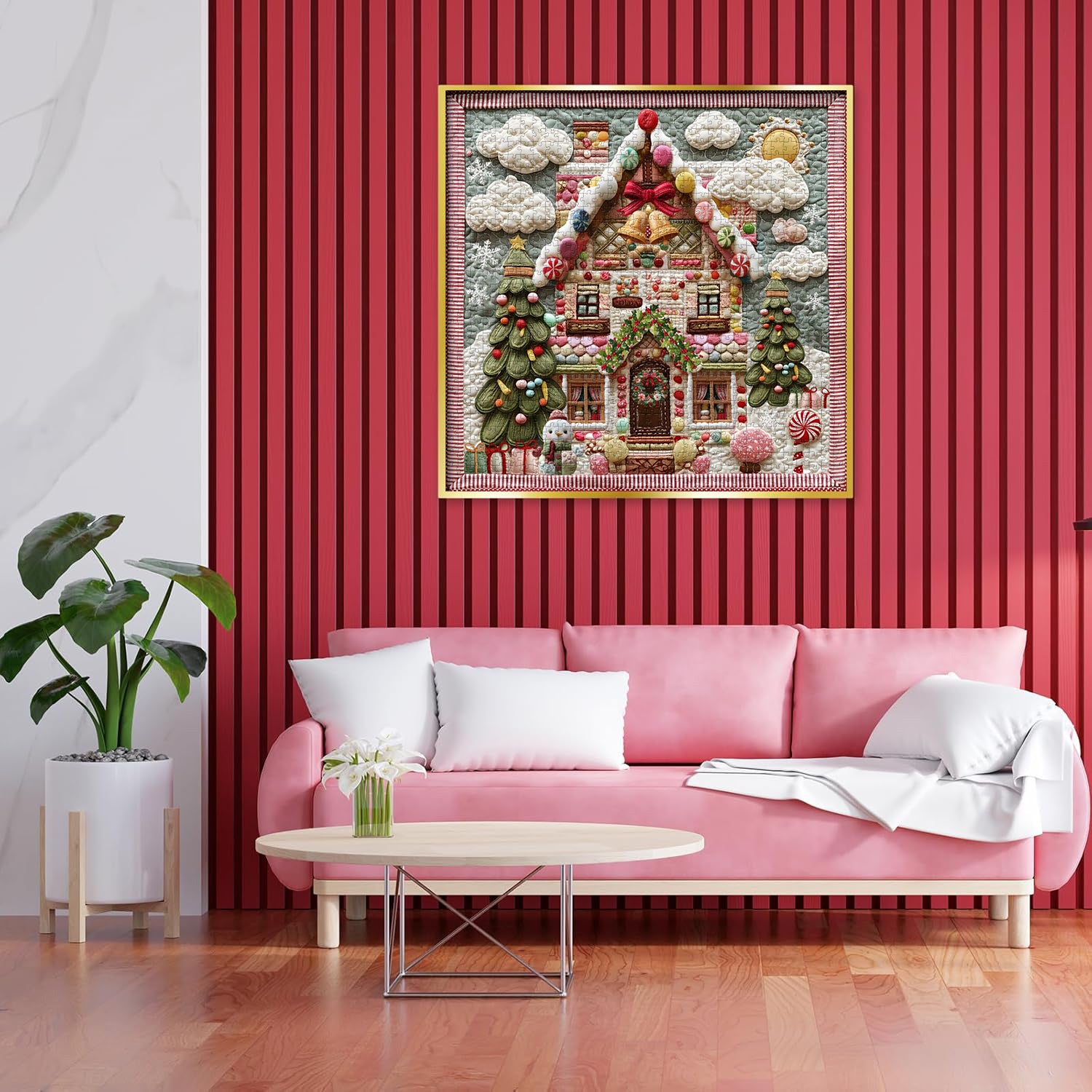 Candy Gingerbread House Footbezzino PUALLE 1000