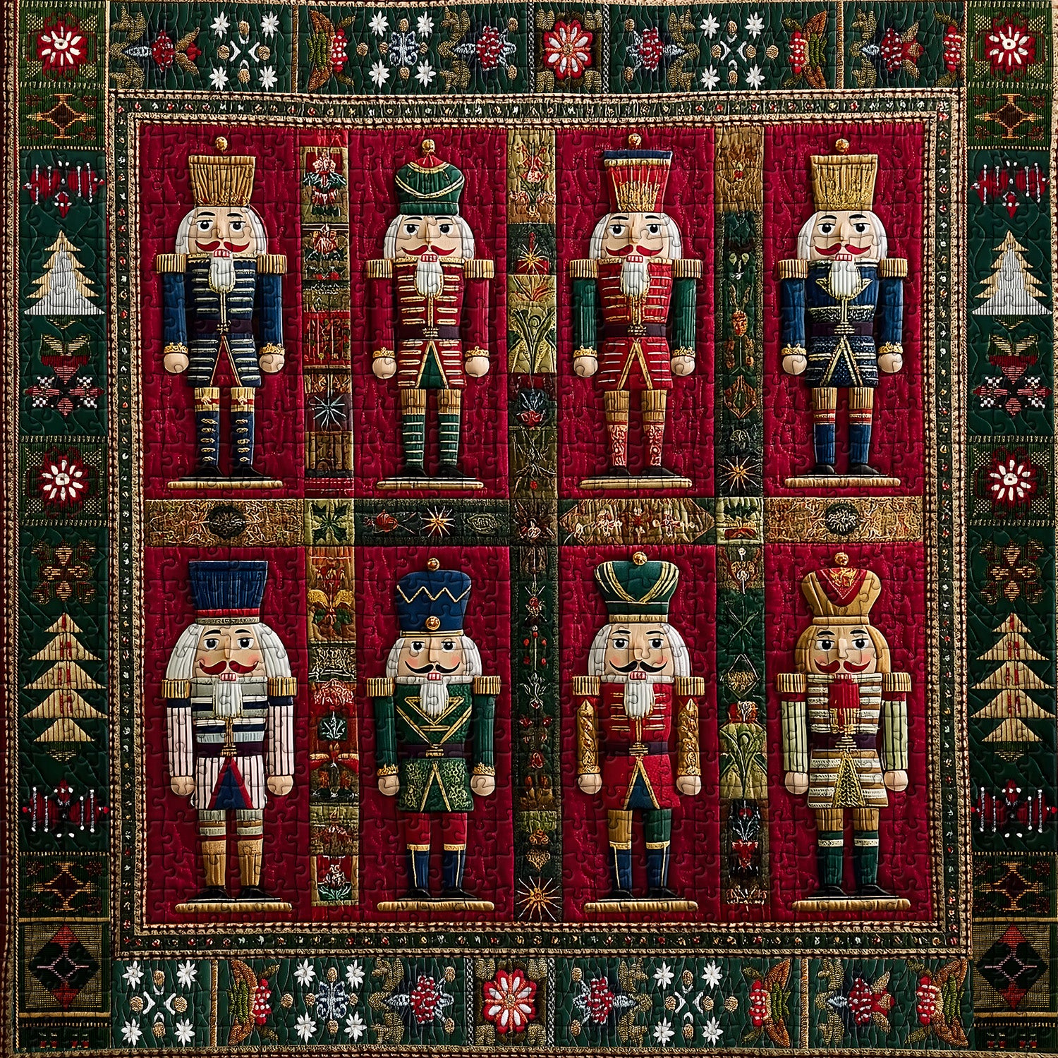 Christmas Nutcrackers Jigsaw Puzzle 1000 Piece