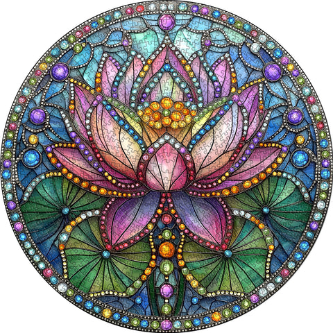 Radiant Lotus Jigsaw Rätsel 1000 Stücke