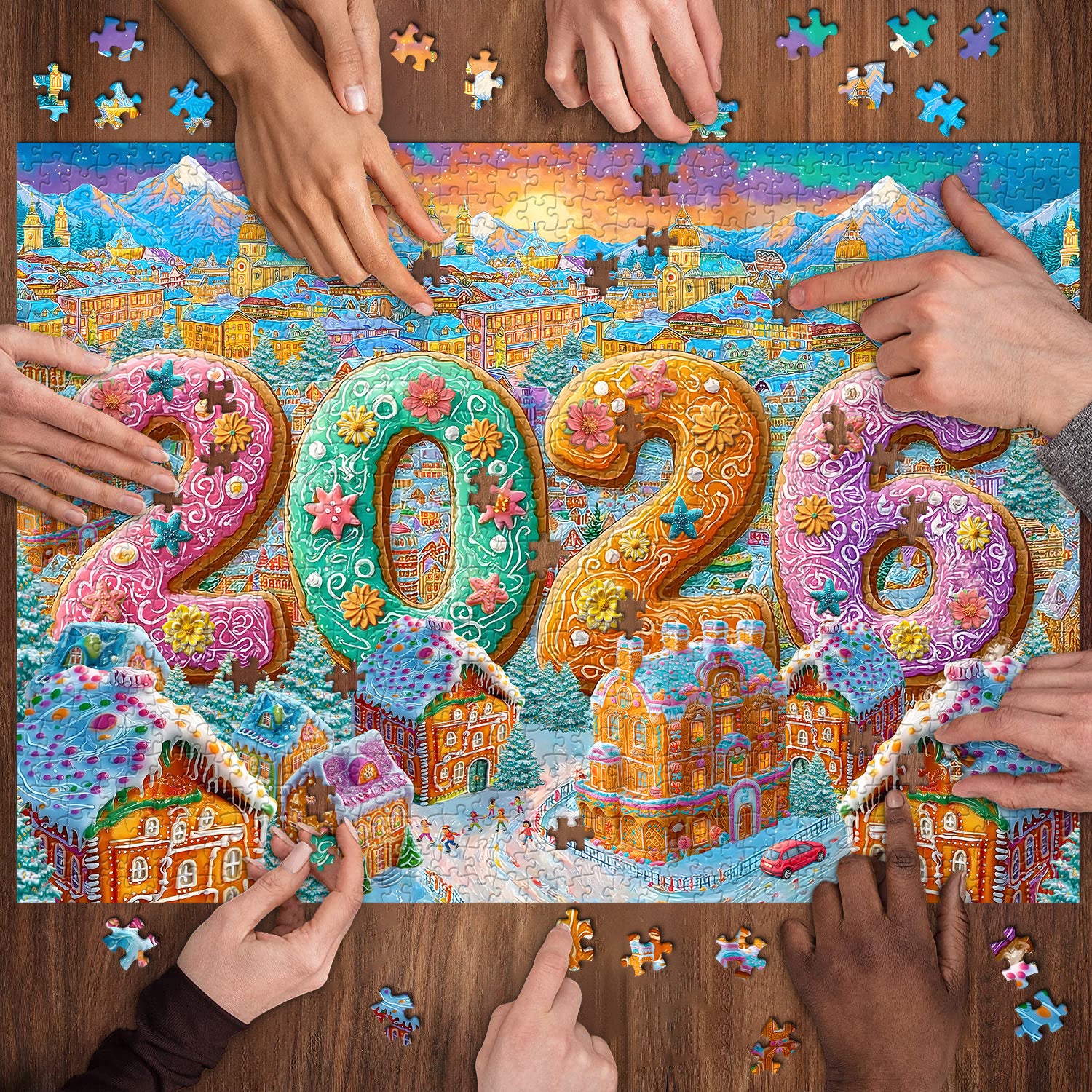 Happy 2026 Jigsaw Puzzle 1000 Piece