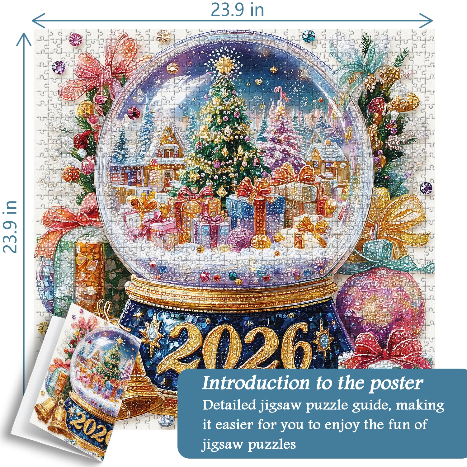 Puzzle di Natale Cristallo 2026 da 1000 pezzi