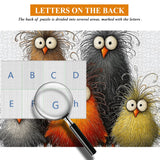 Punti di puzzle di pollo astratto 1000 pezzi