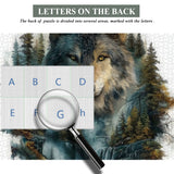 Puzzle del lupo alla cascata 1000 pezzi