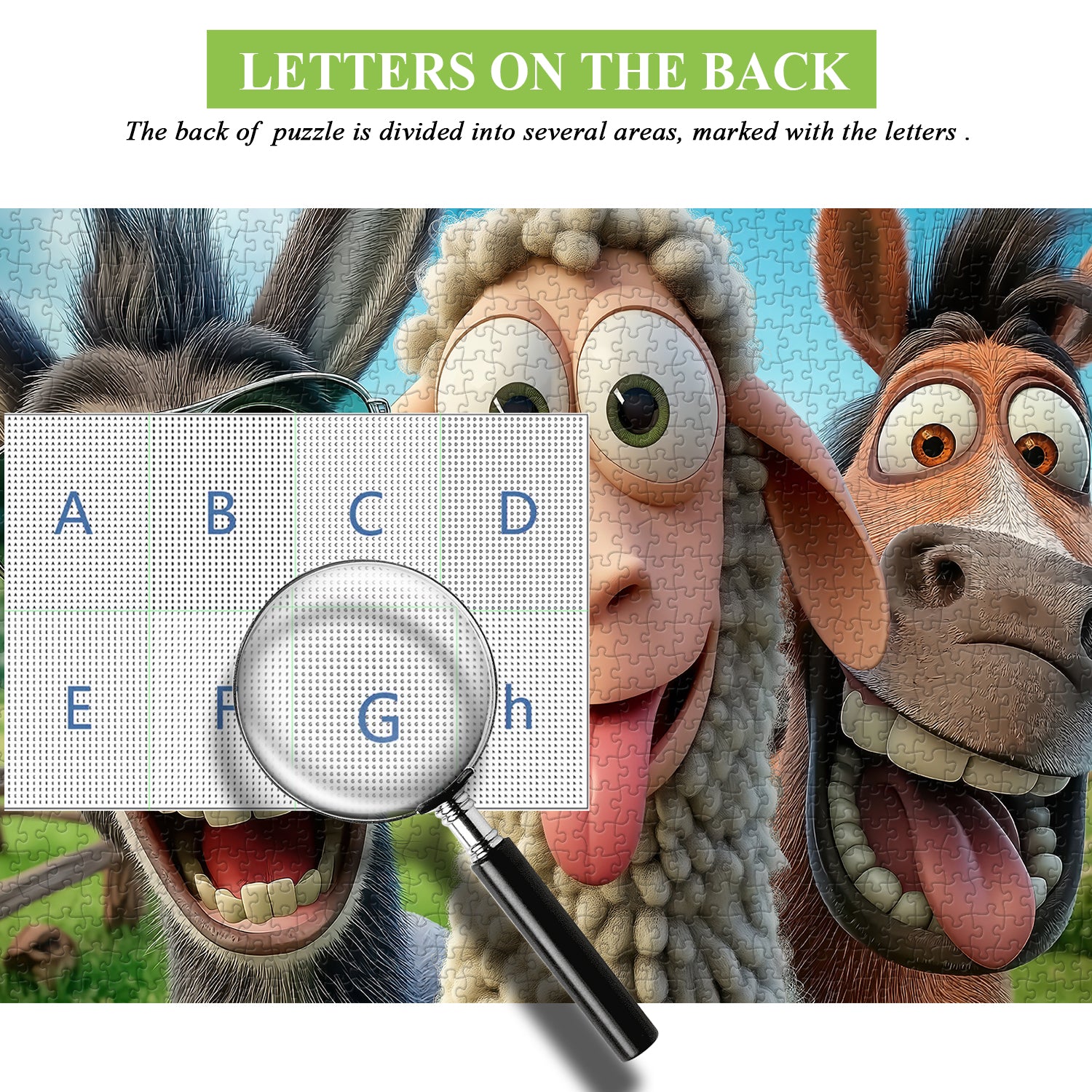 Puzzle del Ranch Ridente 1000 Pezzi