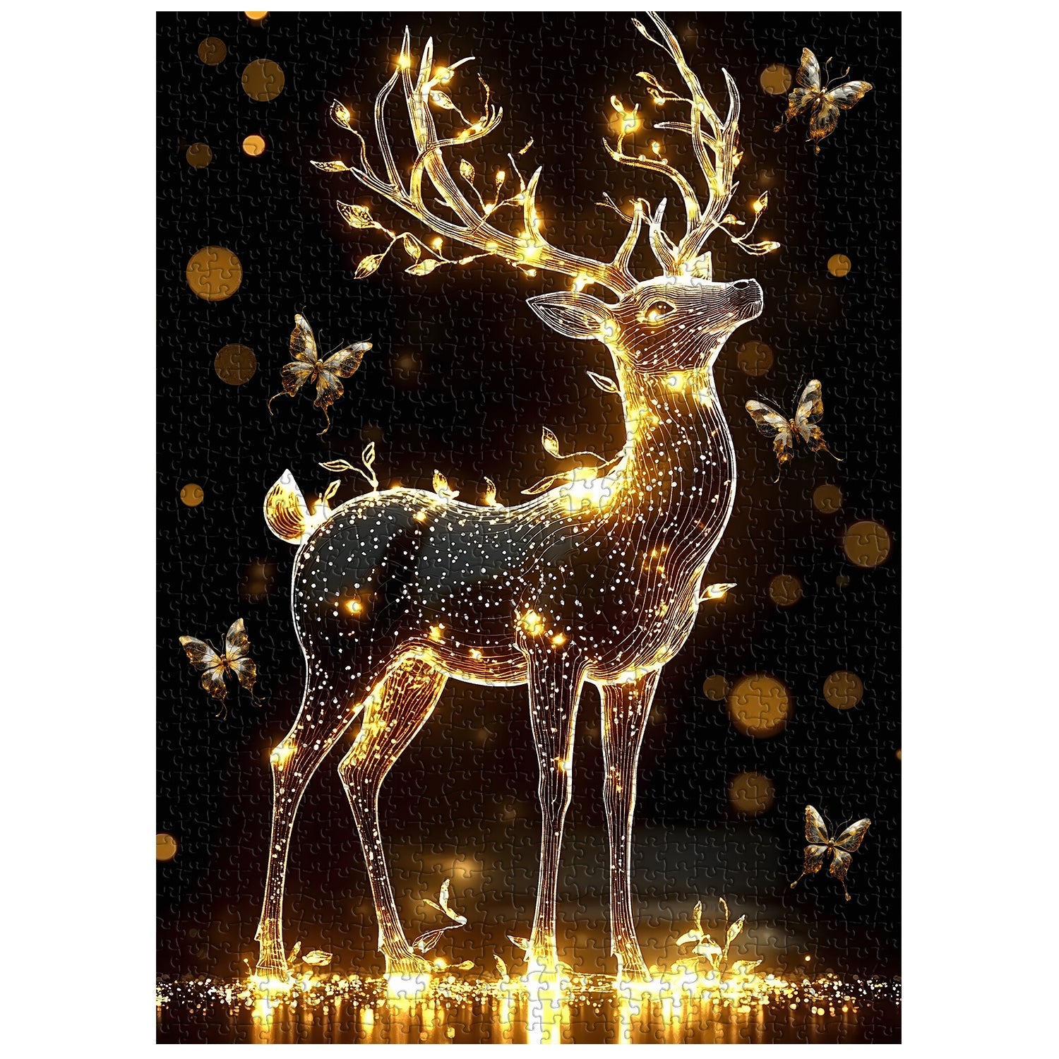 Cerf de puzzle léger 1000 pièces