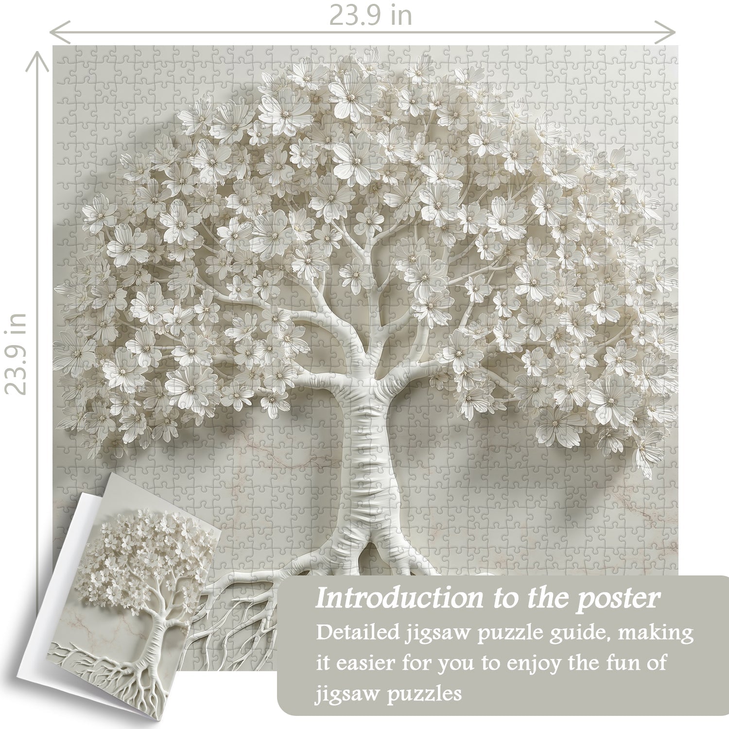 Puzzle Albero Della Bianchezza 1000 Pezzi
