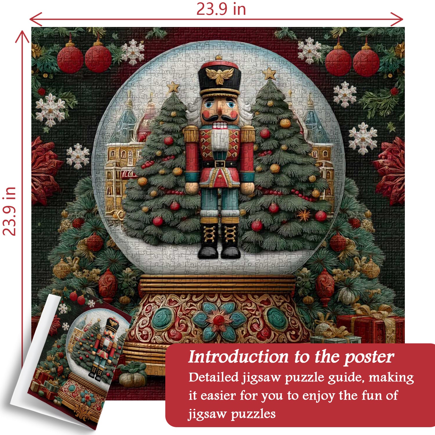 Schiaccianoci Snow Globe puzzle puzzle 1000 pezzi