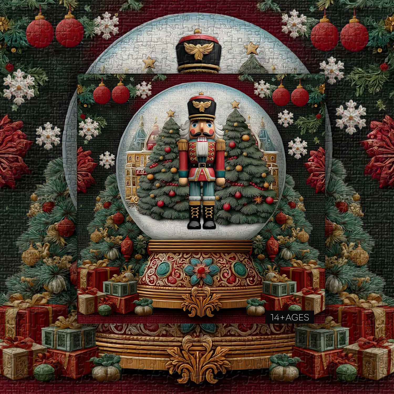 Schiaccianoci Snow Globe puzzle puzzle 1000 pezzi