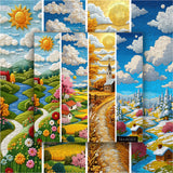 Puzzle en bois Stitched Seasons 1000 pièces
