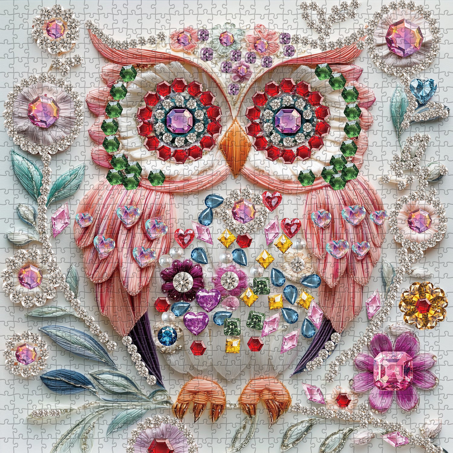 Glühende Eulenpuzzle 1000 Stücke