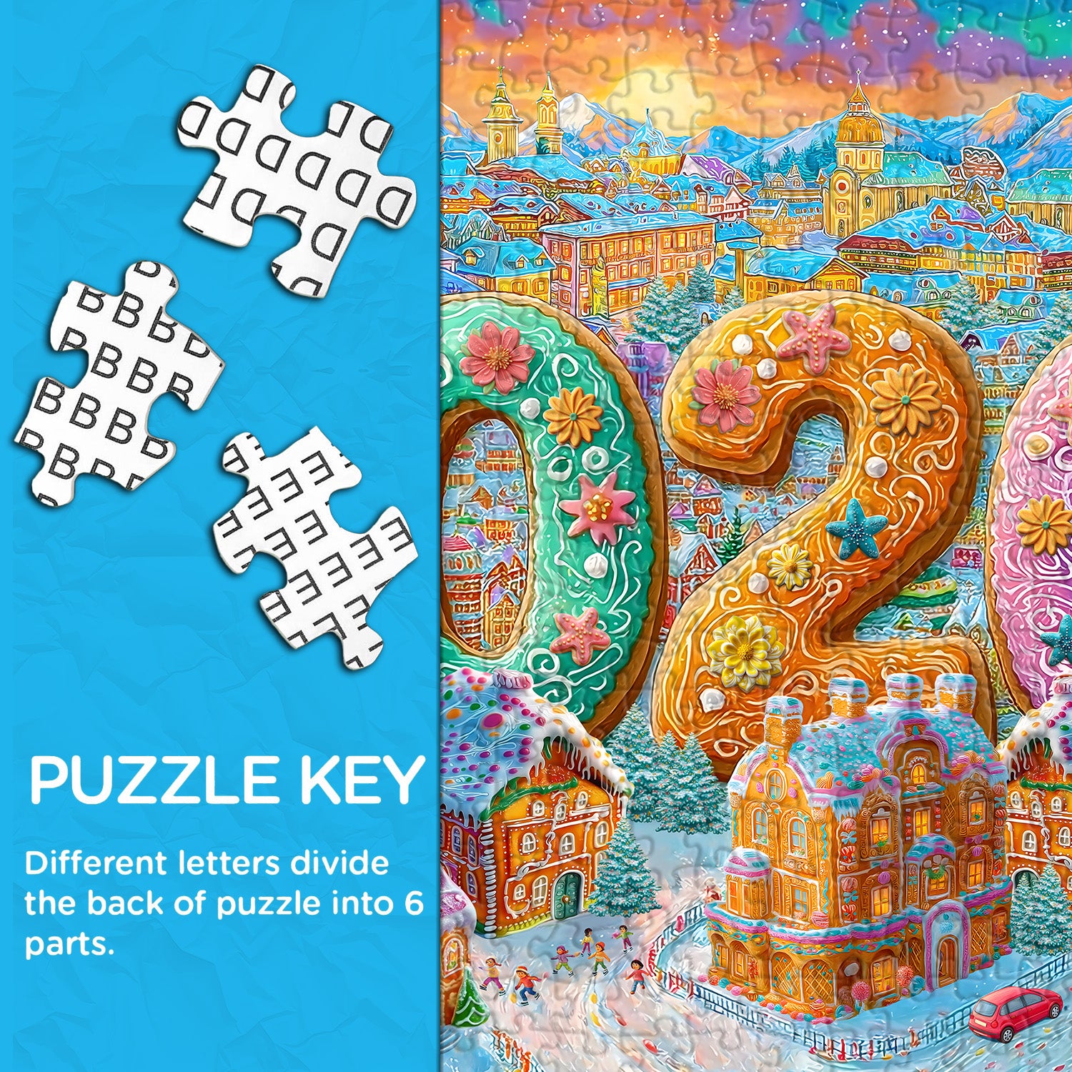 Happy 2026 Jigsaw Puzzle 1000 Piece