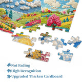 Vier Jahreszeiten Patchwork-Puzzle 1000 Teile