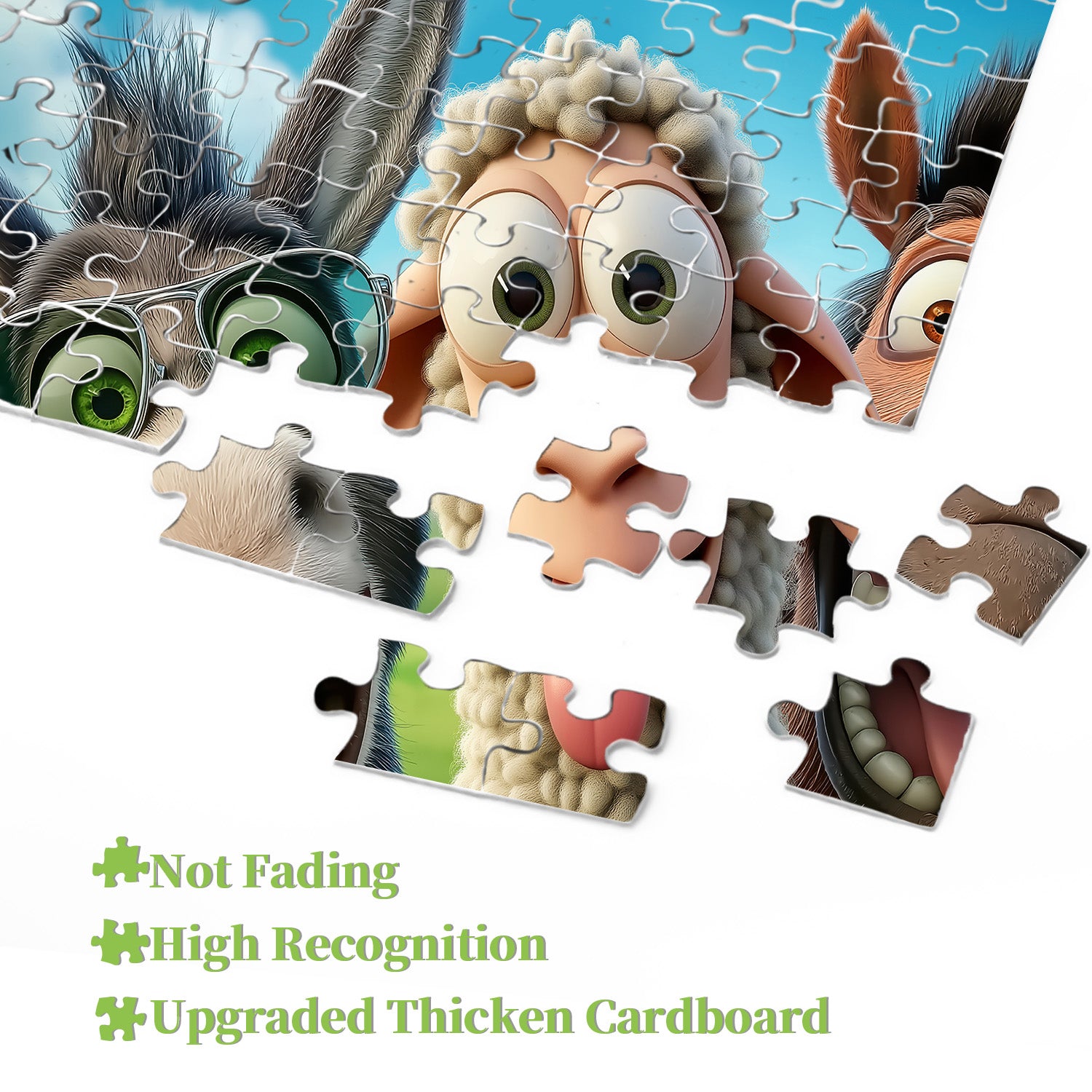 Puzzle del Ranch Ridente 1000 Pezzi