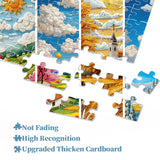 Puzzle en bois Stitched Seasons 1000 pièces