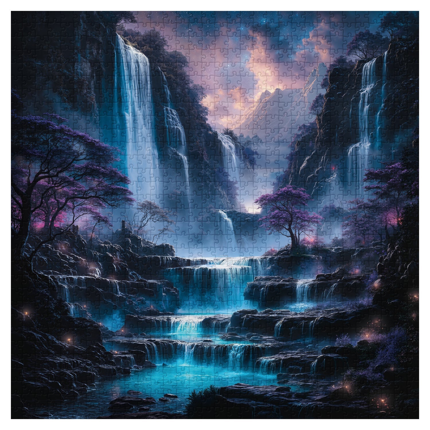Puzzle a Sospensione Viola 1000 Pezzi
