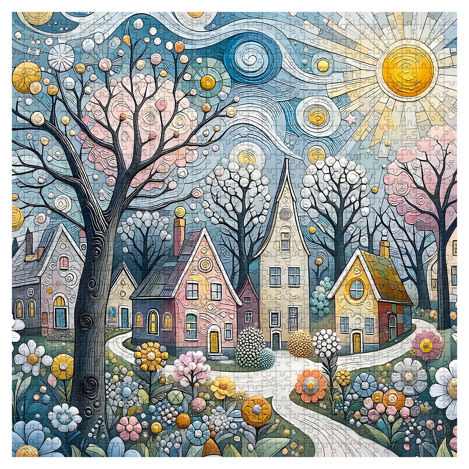 Frühlingsschwung Puzzle 1000 Stücke