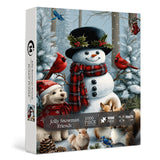 Jolly Snowman Friends Jigsaw Puzzle 1000 Piece