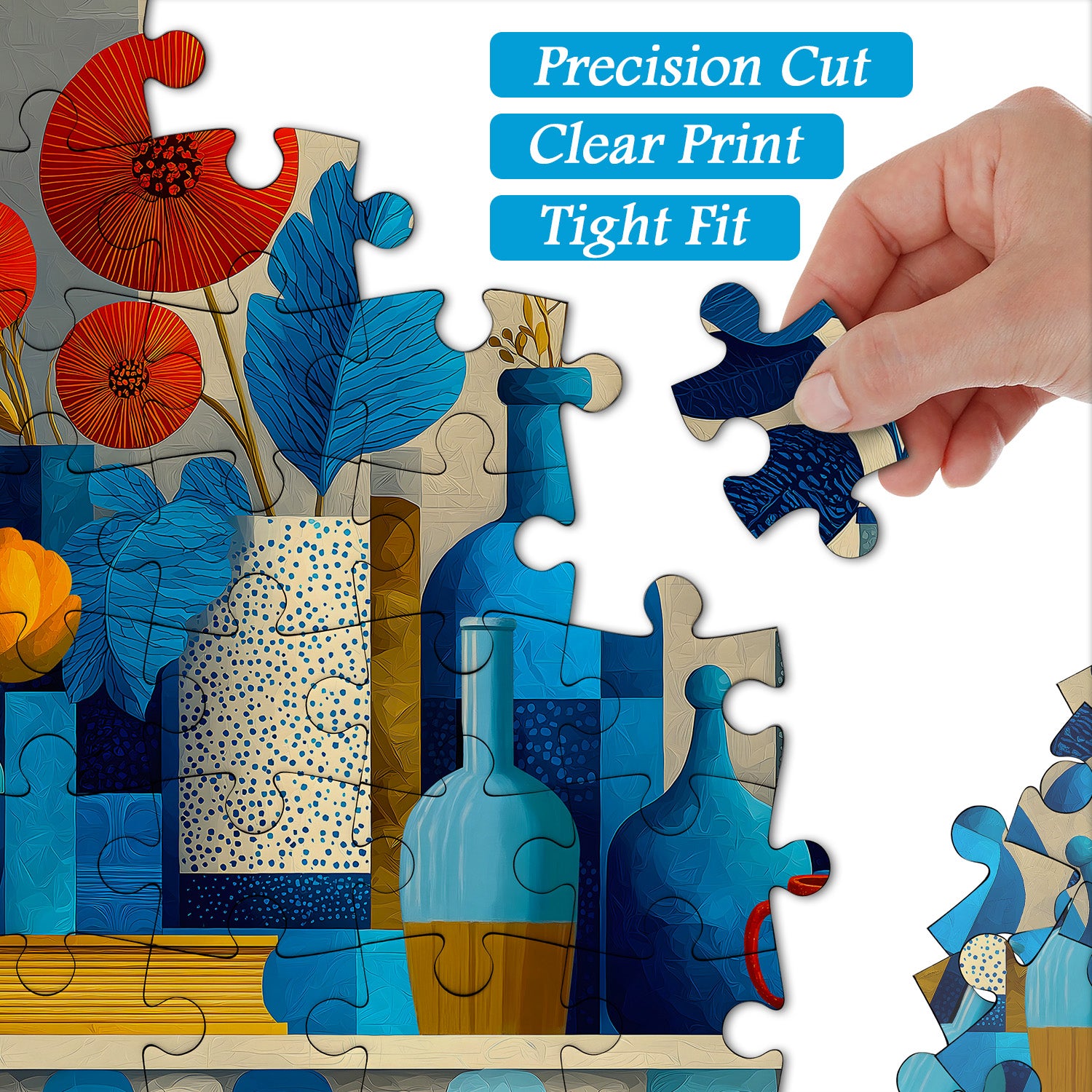 Variazioni nel puzzle Blue puzzle 1000