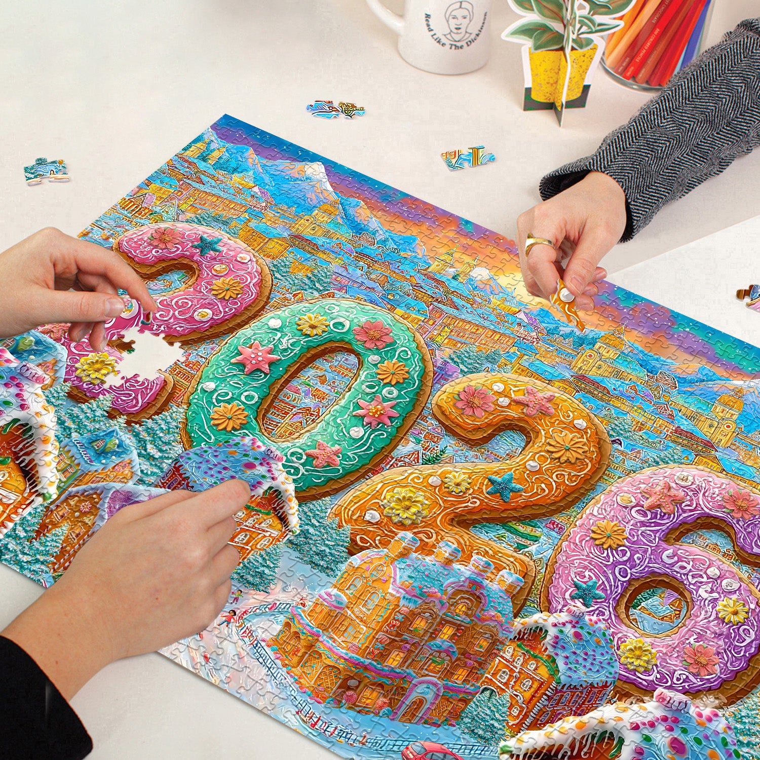 Happy 2026 Jigsaw Puzzle 1000 Piece