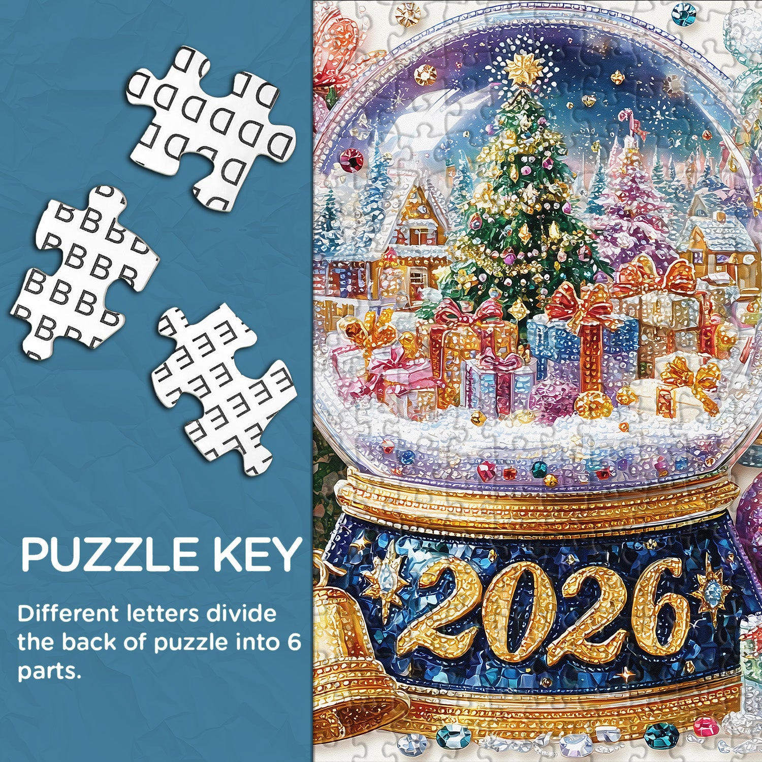 Puzzle di Natale Cristallo 2026 da 1000 pezzi