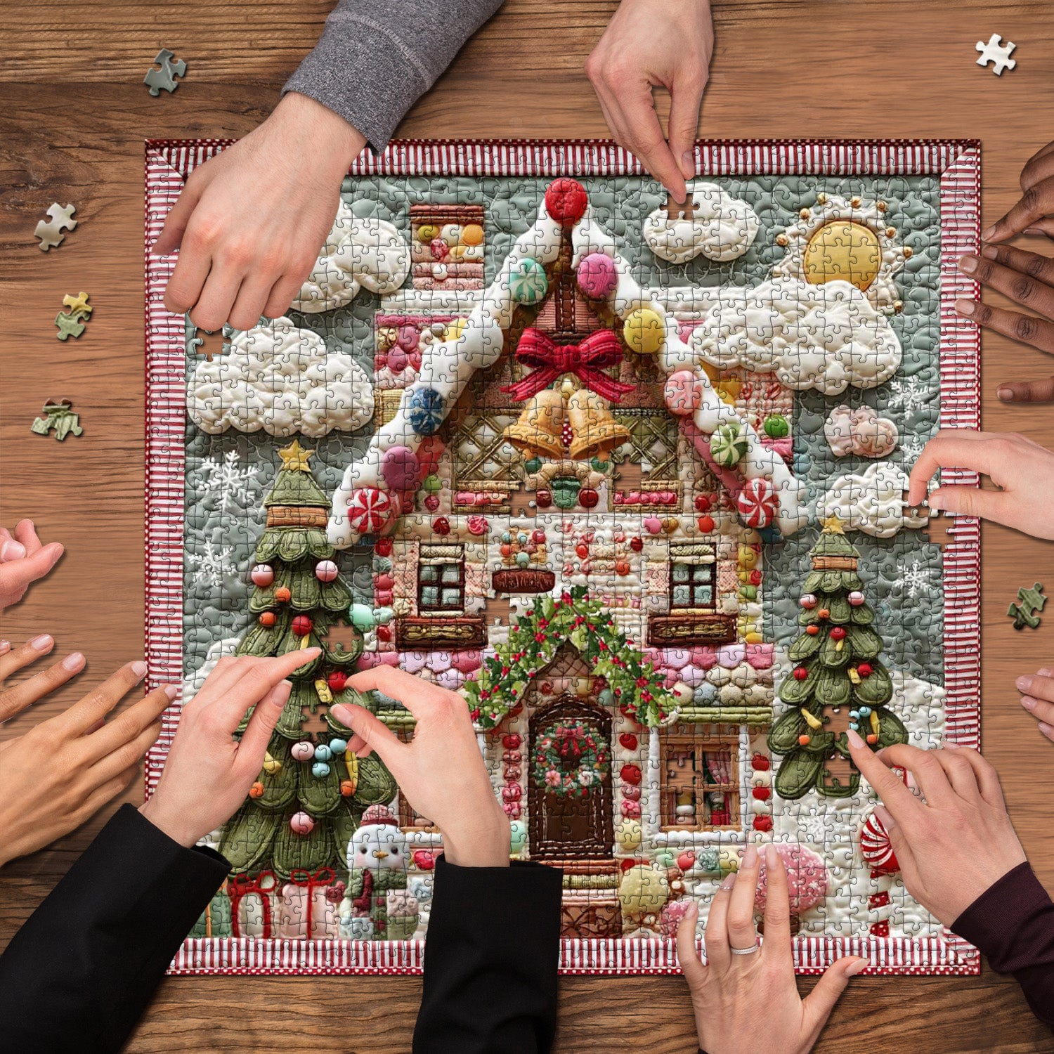 Candy Gingerbread House Footbezzino PUALLE 1000
